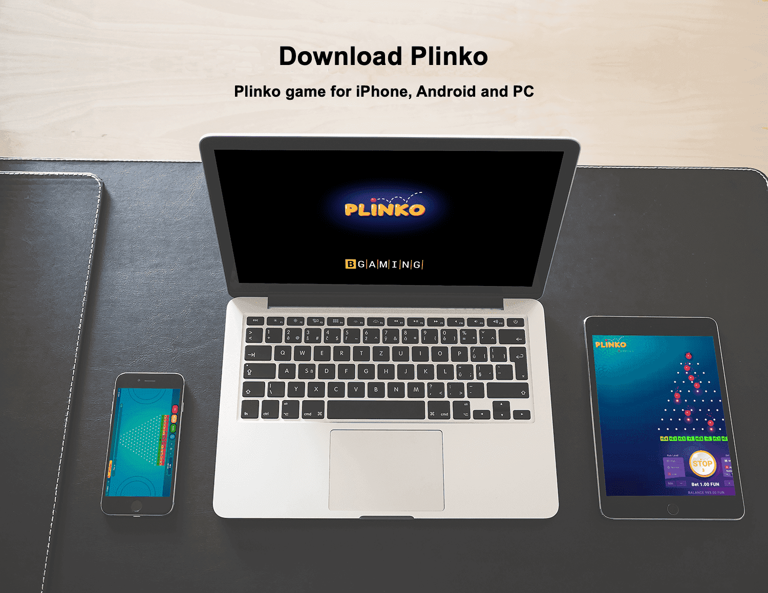 Plinko game for iPhone, Android and PC